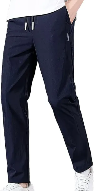 2023 Mens Cargo Mens Joggers Cargo Pants Fashion Casual Sweatpants Work Pants Drawstring Loose Trousers with Pockets