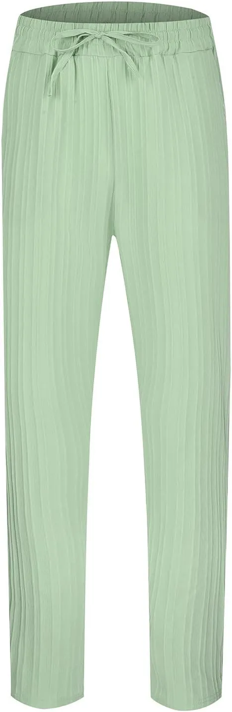 2023 Mens Linen Harem Capri Pants Plus Size Lightweight Loose Drawstring Elastic Waist Trousers Casual Beach Yoga Sweatpants