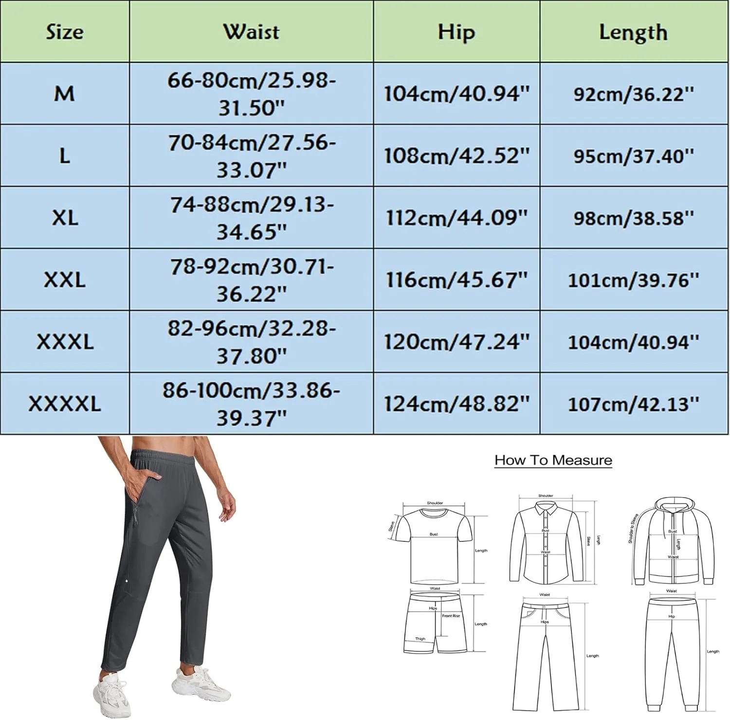 2023 Men's Sweatpants Slim Fit Stretch Joggers Pants Hiking Outdoor Dress Pants Plus Size Trousers with Pockets Harem Pants
