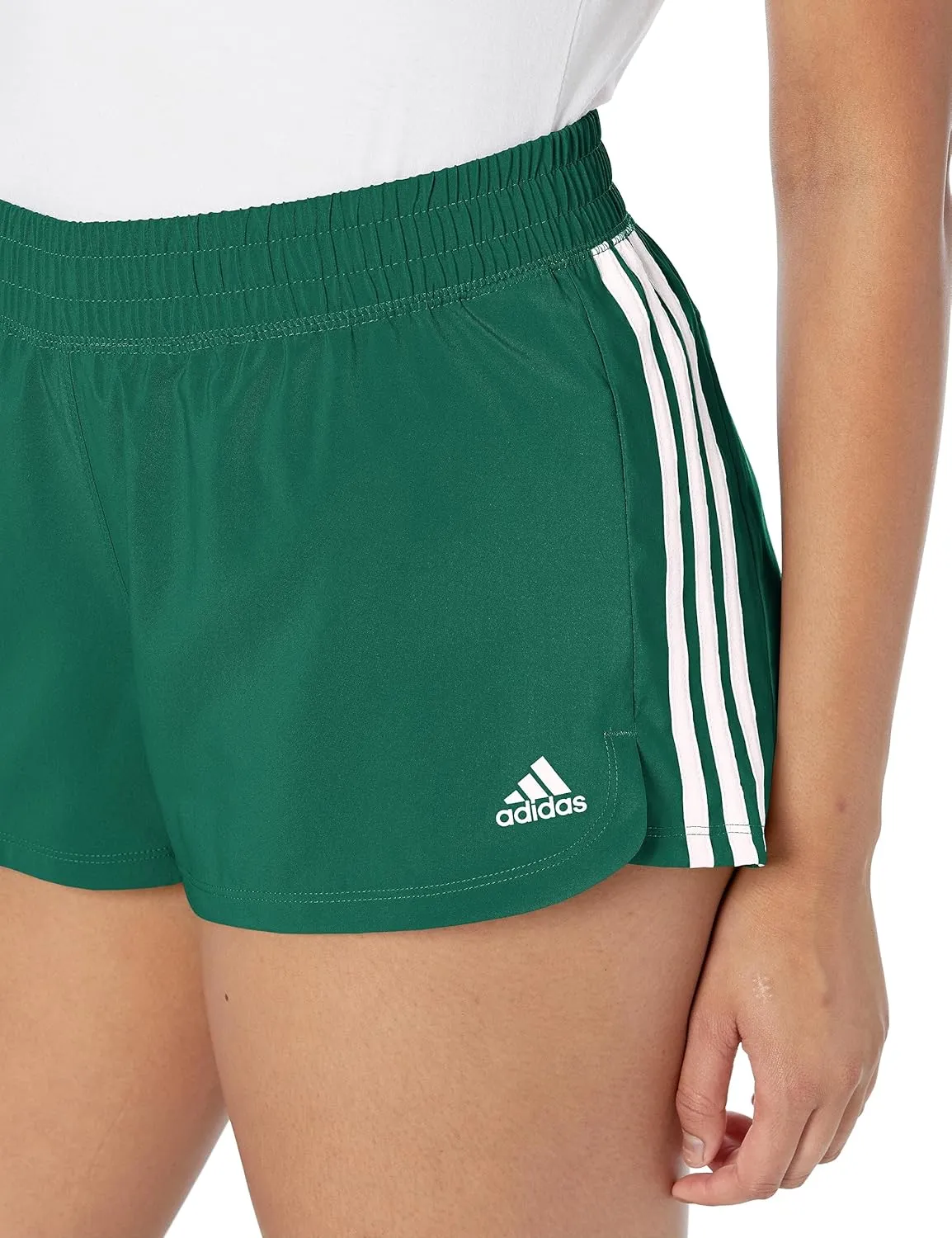 adidas Women's Pacer 3-Stripes Woven Shorts
