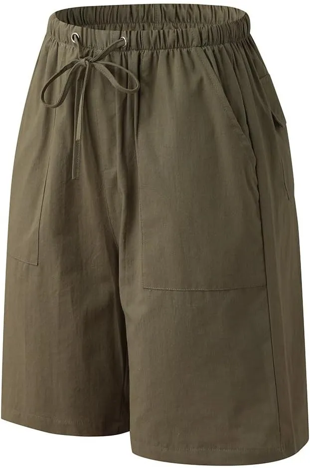Athletic Shorts for Men Loose Waist with Pockets Waist Elastic Casual Drawstring Men's Pants Workout Shorts Men