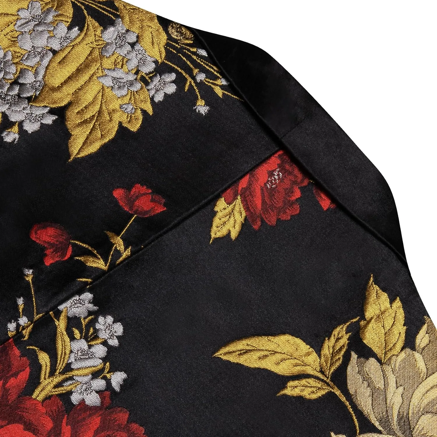 Barry. Wang Men's Sport Coats & Blazers Flower Suit Jacket 1 Button Paisley Tuxedo Mardi Gras Carnival Parade Gift