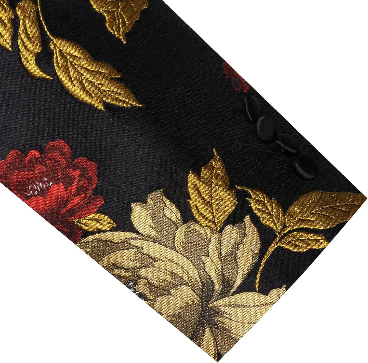Barry. Wang Men's Sport Coats & Blazers Flower Suit Jacket 1 Button Paisley Tuxedo Mardi Gras Carnival Parade Gift