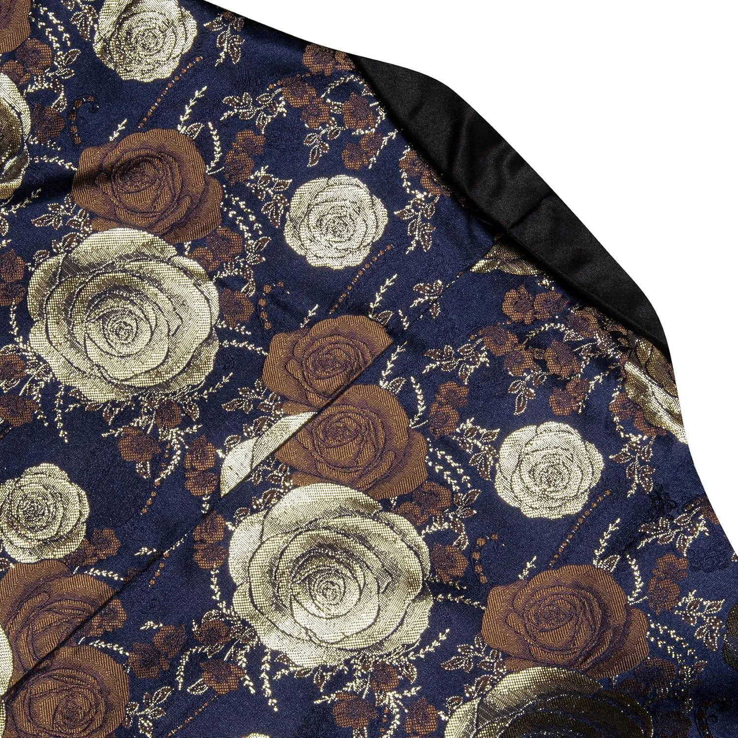 Barry. Wang Men's Sport Coats & Blazers Flower Suit Jacket 1 Button Paisley Tuxedo Mardi Gras Carnival Parade Gift