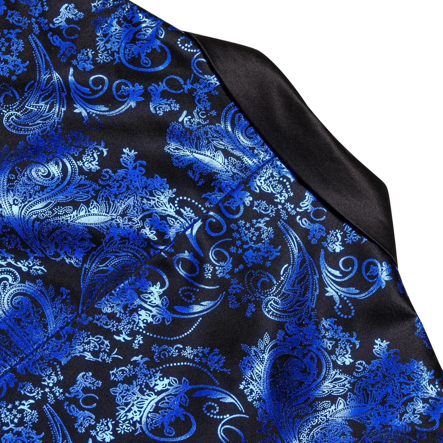 Barry. Wang Men's Sport Coats & Blazers Flower Suit Jacket 1 Button Paisley Tuxedo Mardi Gras Carnival Parade Gift