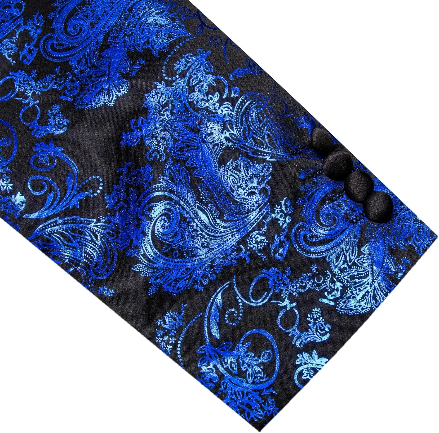 Barry. Wang Men's Sport Coats & Blazers Flower Suit Jacket 1 Button Paisley Tuxedo Mardi Gras Carnival Parade Gift
