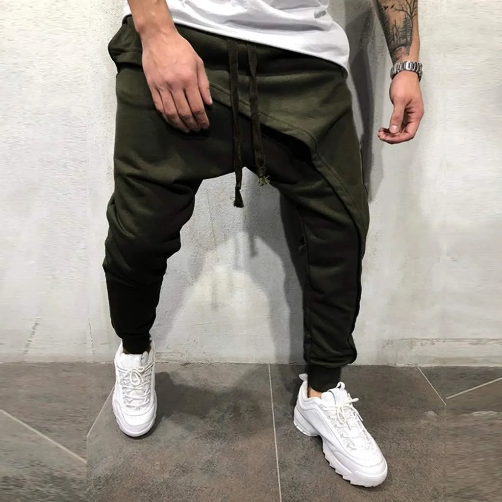 Big and Tall Sweatpants for Men Casual Multiple Pockets Outdoor Straight Type Fitness Long Pants Cargo Pants Trousers