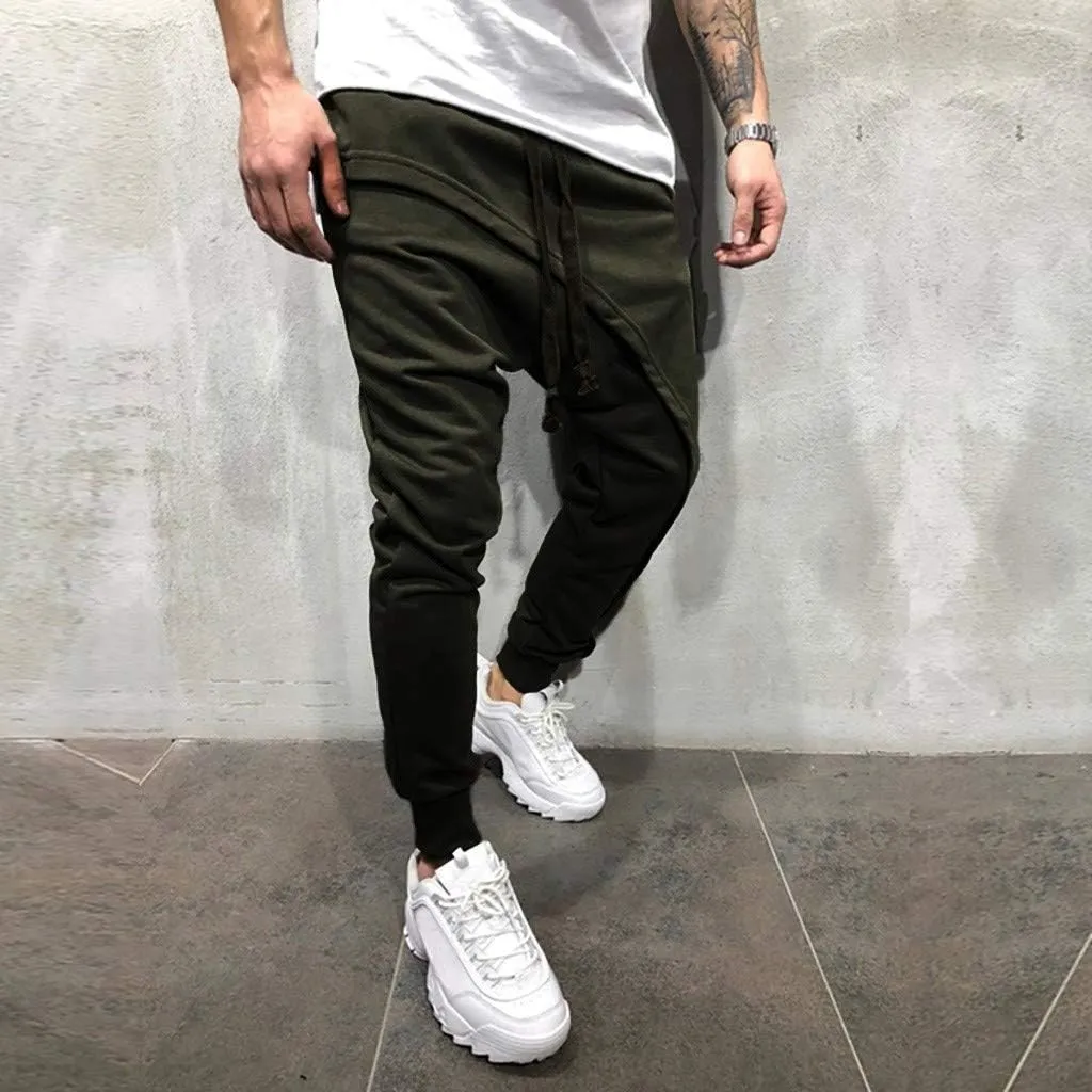 Big and Tall Sweatpants for Men Casual Multiple Pockets Outdoor Straight Type Fitness Long Pants Cargo Pants Trousers