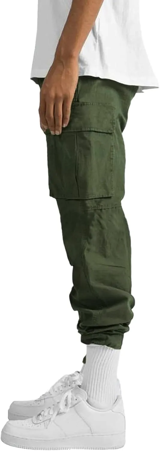 Big and Tall Sweatpants for Men Jogger Pants Pockets Men's Pants Mens Active Athletic Sweatpants Fleece Open Bottom