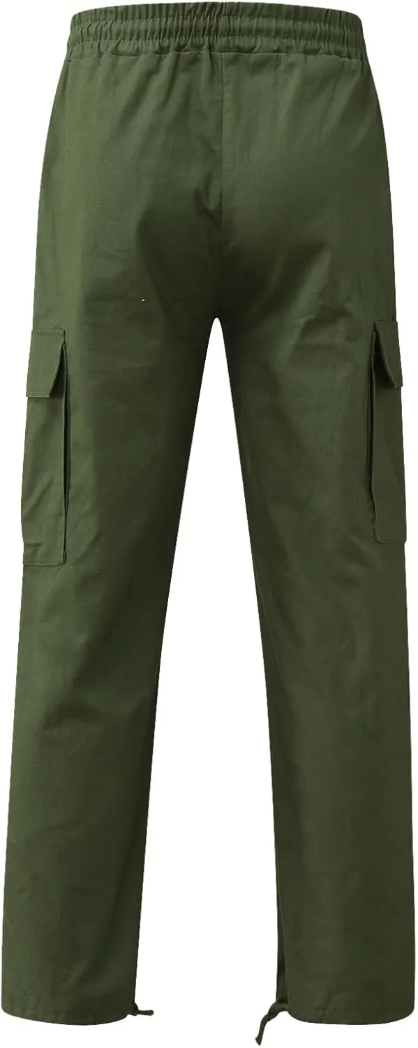 Big and Tall Sweatpants for Men Jogger Pants Pockets Men's Pants Mens Active Athletic Sweatpants Fleece Open Bottom