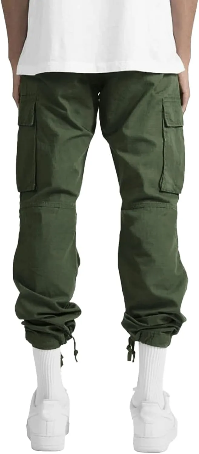 Big and Tall Sweatpants for Men Jogger Pants Pockets Men's Pants Mens Active Athletic Sweatpants Fleece Open Bottom