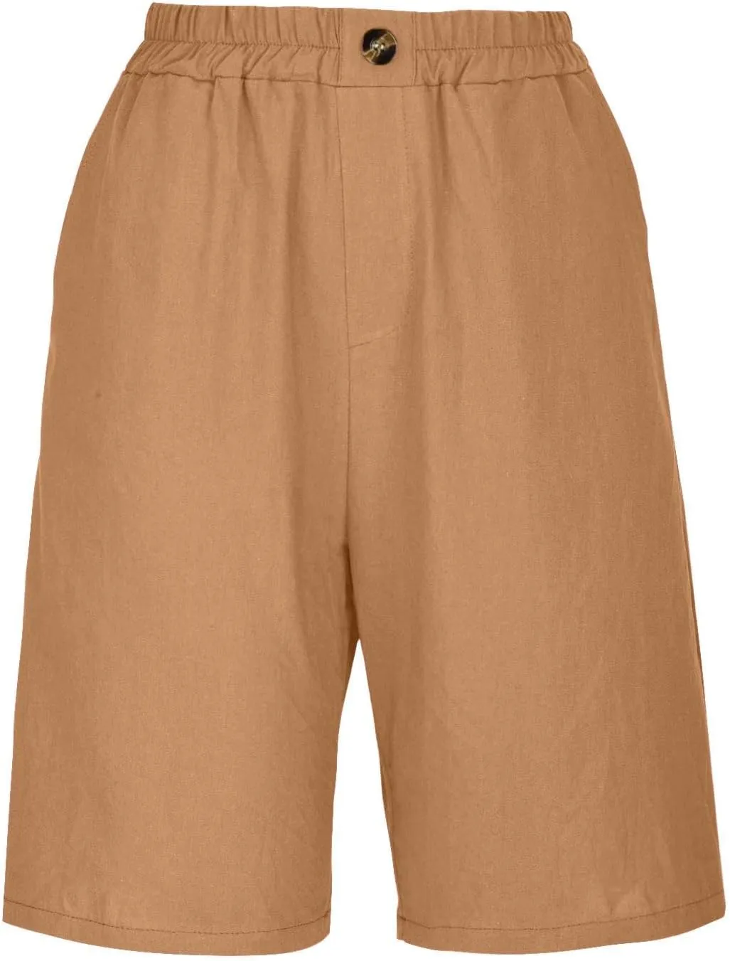 Capri Pants for Women Summer Cotton Linen Capris Wide Leg Cropped Trouser Drawstring Elastic High Waist Pants
