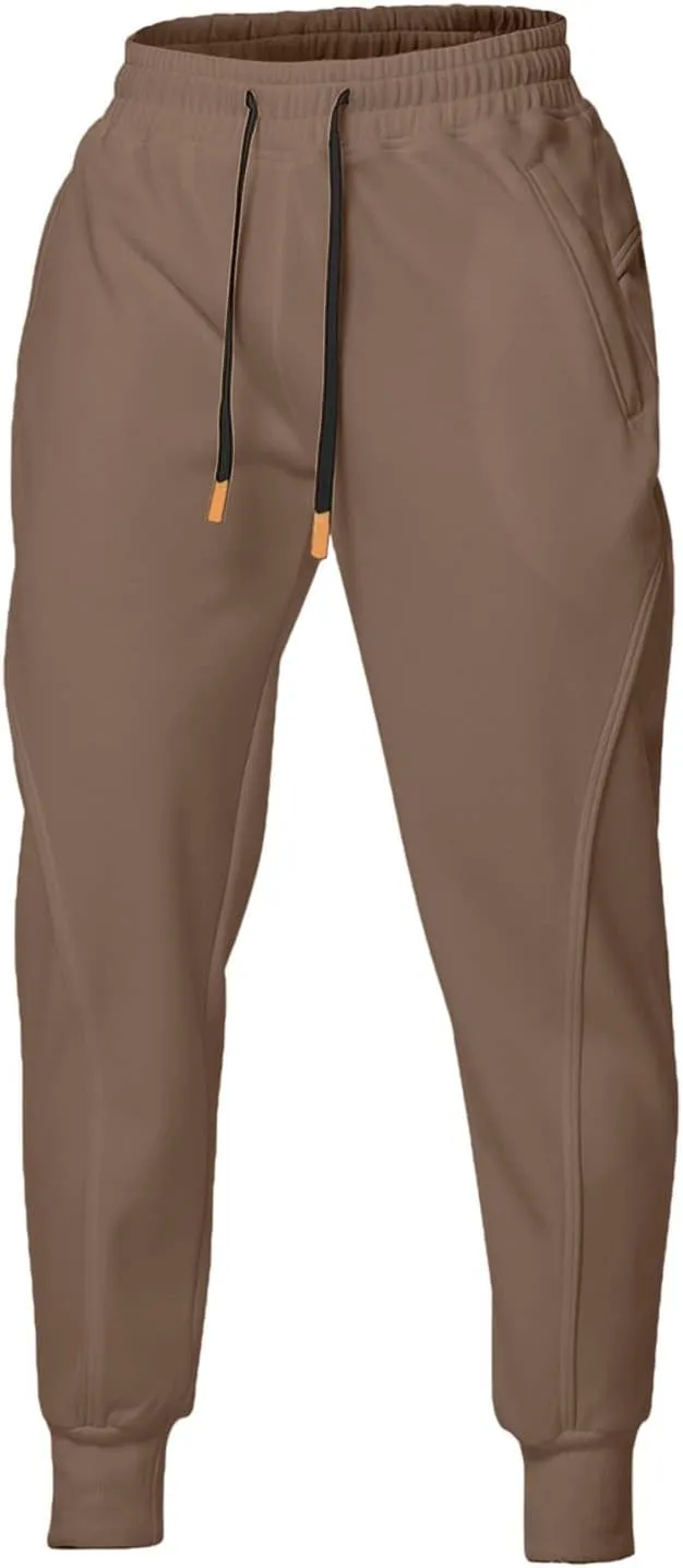 Cargo Pants for Men Big and Tall Cargo Fleece Sweatpants Stretch Elastic Waist Multiple Pockets Sports Pants Fitness