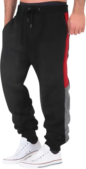 Cargo Pants for Men Big and Tall, Cargo Sweatpants for Men Cargo Pants Fleece Joggers Elastic Waist Baggy Drawstring