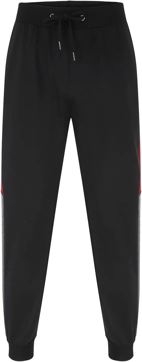 Cargo Pants for Men Big and Tall, Cargo Sweatpants for Men Cargo Pants Fleece Joggers Elastic Waist Baggy Drawstring