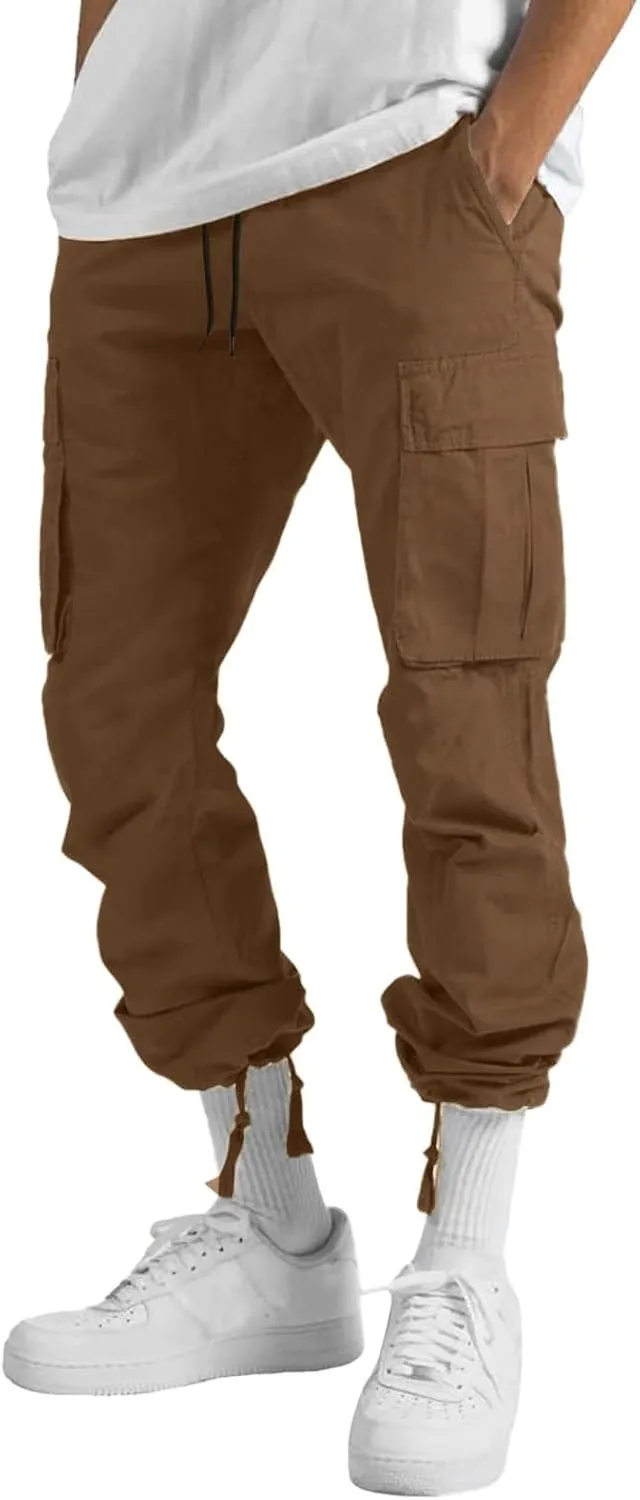 Cargo Pants for Men Big and Tall, Casual Athletics Joggers Men's Jogger Sweatpant Athletic Cargo Pants Sports Sweats