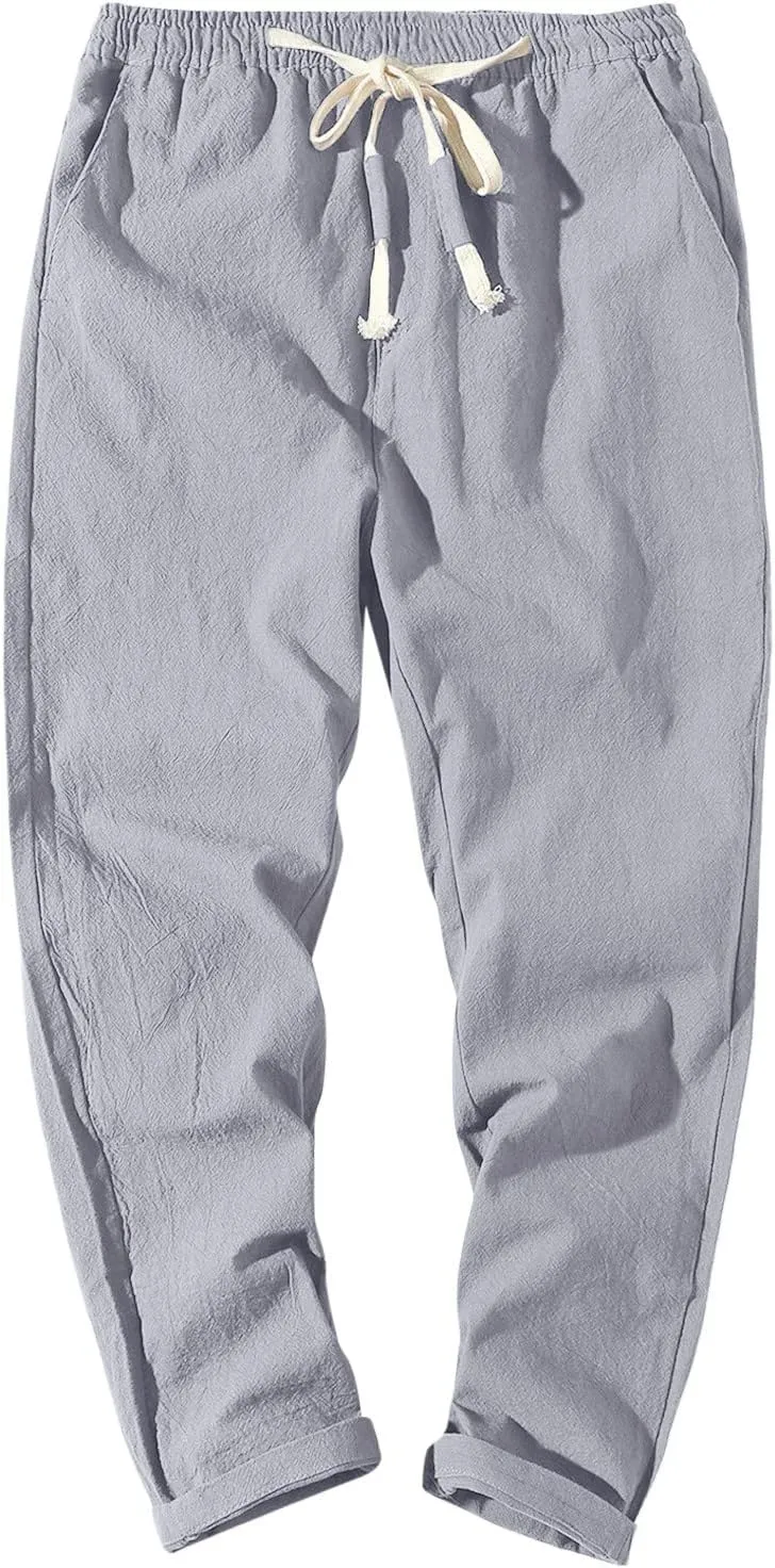 Cargo Pants for Men Big and Tall, Multi Pocket Sweatpants Lounge Loose Workout Jogger Cargo Pants Mens Sports Pants