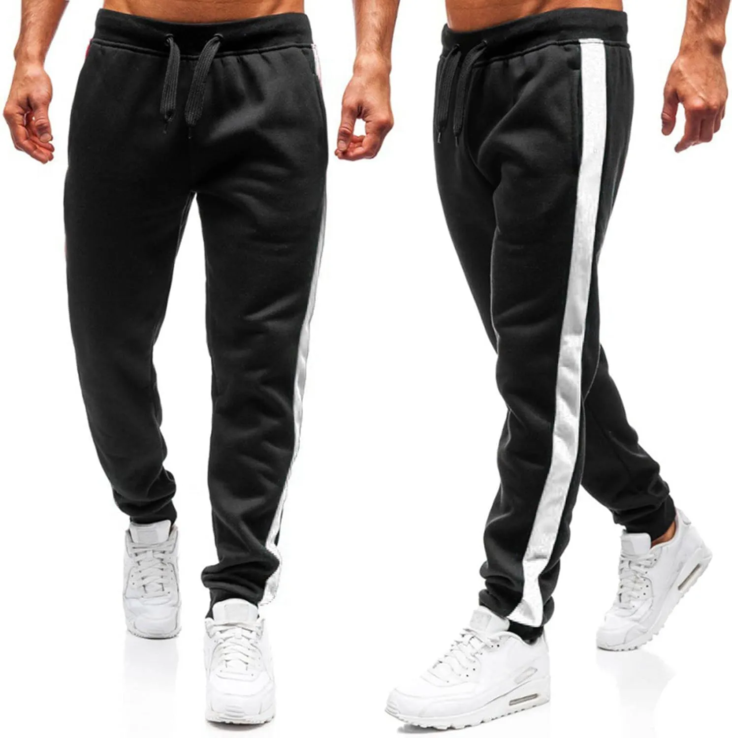 Cargo Pants for Men Big and Tall Pant Mens Cotton Linen Pants Loose Casual Lightweight Elastic Waist Drawstring Beach