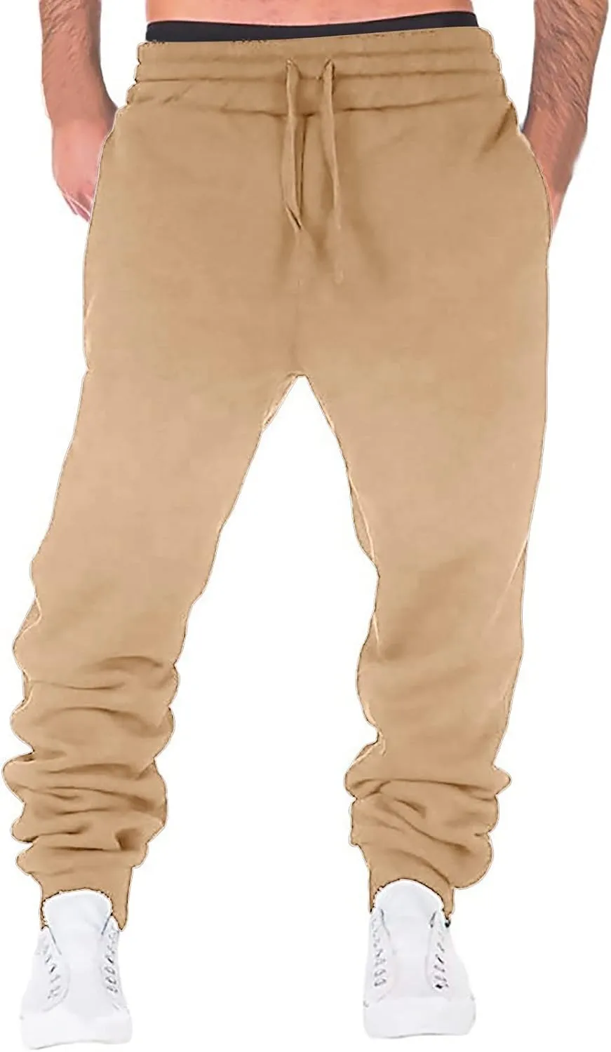 Cargo Pants for Men Big and Tall Sports Trousers Men's Cargo Pants Big and Tall Men's Elastic Waist Work Pants Loose