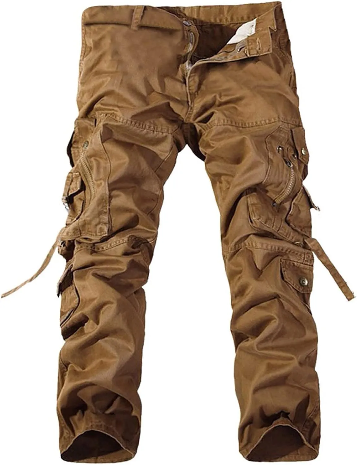 Cargo Pants for Men Big and Tall, with Pockets Men Sport Athletic Outdoor Joggers Pants Lightweight Casual Work Cargo