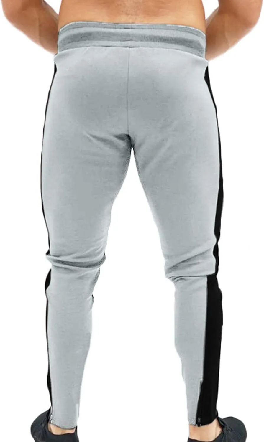 Cargo Pants for Men Joggers Elastic Waist Straight Leg Trousers Workout Jogger Pants with Pockets Sweatpants for Men