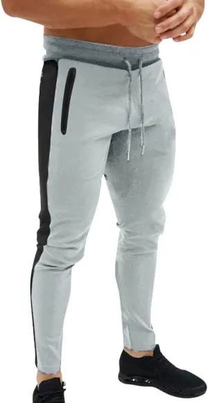 Cargo Pants for Men Joggers Elastic Waist Straight Leg Trousers Workout Jogger Pants with Pockets Sweatpants for Men