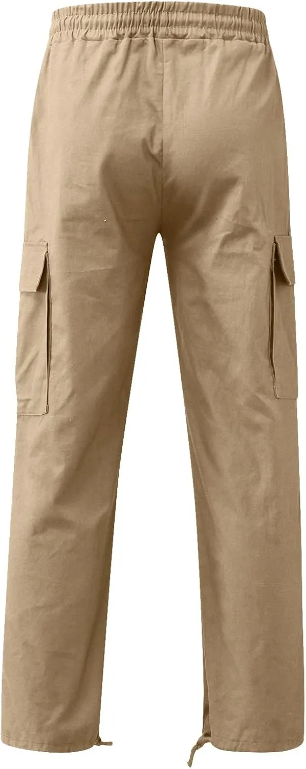 Cargo Pants for Men with Pockets Casual Wild Work Joggers Athletic Pants Baggy Hiking Trousers Outdoor Wearing Track Pants