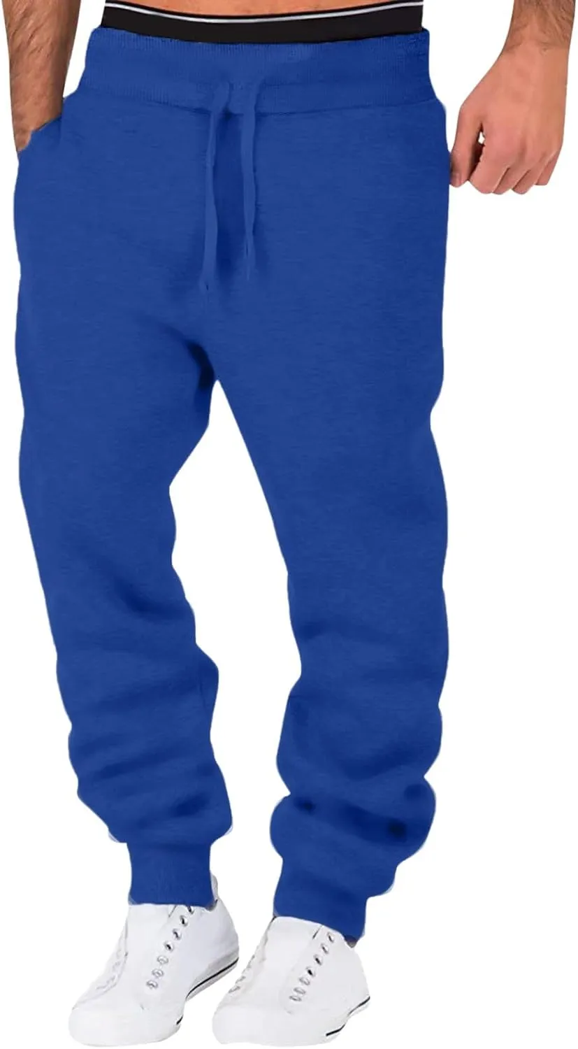 Cargo Pants for Men Work Fit Trousers Men's Tear Away Pants Basketball Casual Training Pant Warm Up Loose Casual Open