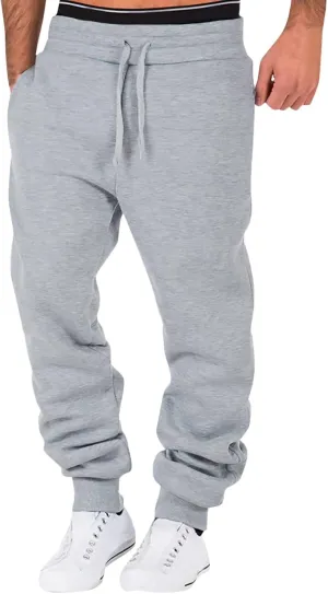 Cargo Sweatpants for Men Baggy Athletic Cargo Sports Pants Sweats Casual Straight-Leg Trousers Men's Cargo Sweatpants