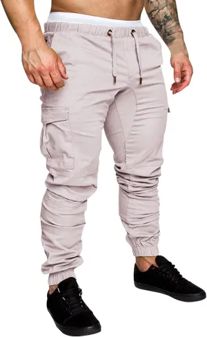 Cargo Sweatpants for Men Big and Tall Long Trousers Men Athletic Jogger Sports Outdoor Trousers Men's Sweatpants with