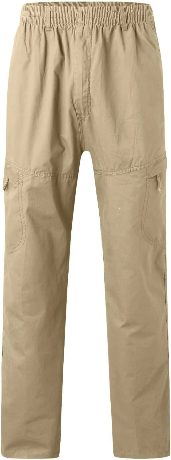 Cargo Sweatpants for Men Big and Tall Pockets Casual Streetwear Y2K Mens Cargo Pants Drawstring Hiking Pants Elastic
