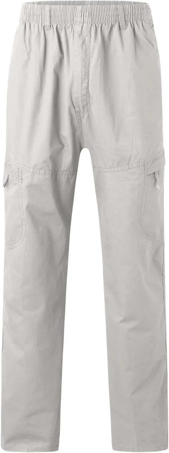 Cargo Sweatpants for Men Big and Tall Pockets Casual Streetwear Y2K Mens Cargo Pants Drawstring Hiking Pants Elastic
