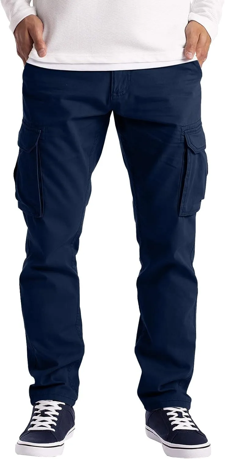 Cargo Sweatpants for Men Big and Tall Streetwear Casual Loose Jogger Pants High Street Sports Outdoor Running Sweater