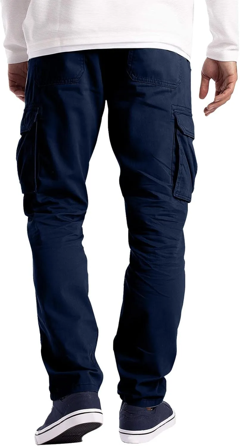 Cargo Sweatpants for Men Big and Tall Streetwear Casual Loose Jogger Pants High Street Sports Outdoor Running Sweater
