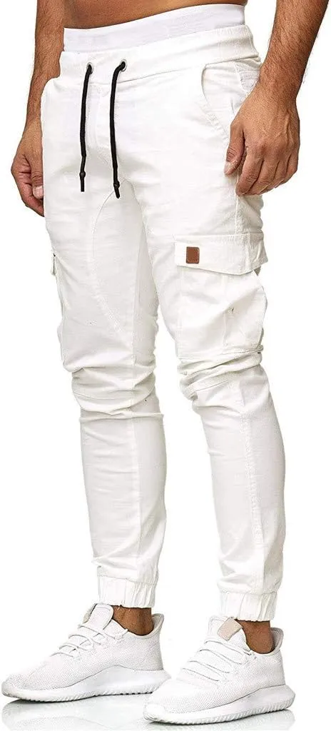 Cargo Sweatpants for Men Joggers Lounge Pants with Pockets Men's Jogger Sweatpants Mens Sweatpants Cargo Lightweight