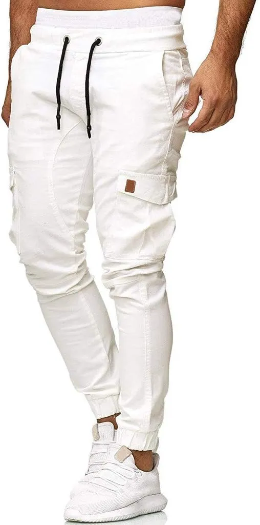 Cargo Sweatpants for Men Joggers Lounge Pants with Pockets Men's Jogger Sweatpants Mens Sweatpants Cargo Lightweight