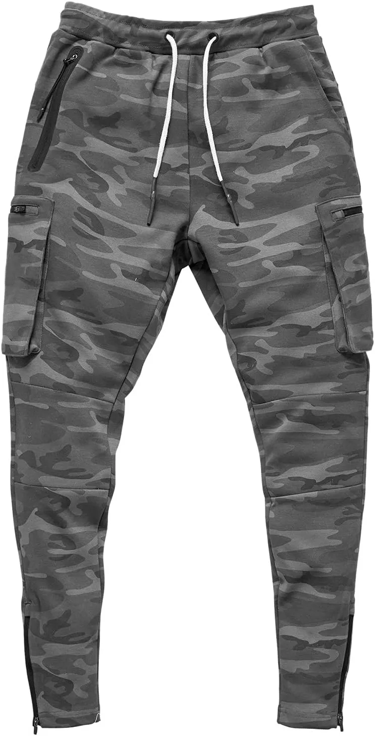 Cargo Sweatpants for Men Mens Lounge Pants Elastic Waist Jogger Sports Pants Drawstring Sports Trousers Men's Casual