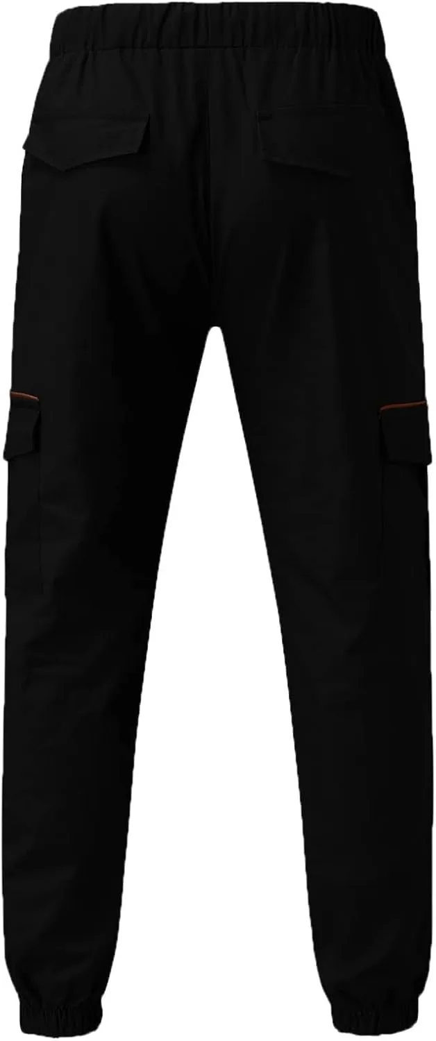 Cargo Sweatpants for Men Mens Lounge Pants Men Casual Cargo Pants Hiking Pants Workout Joggers Men's Reflective Cargo