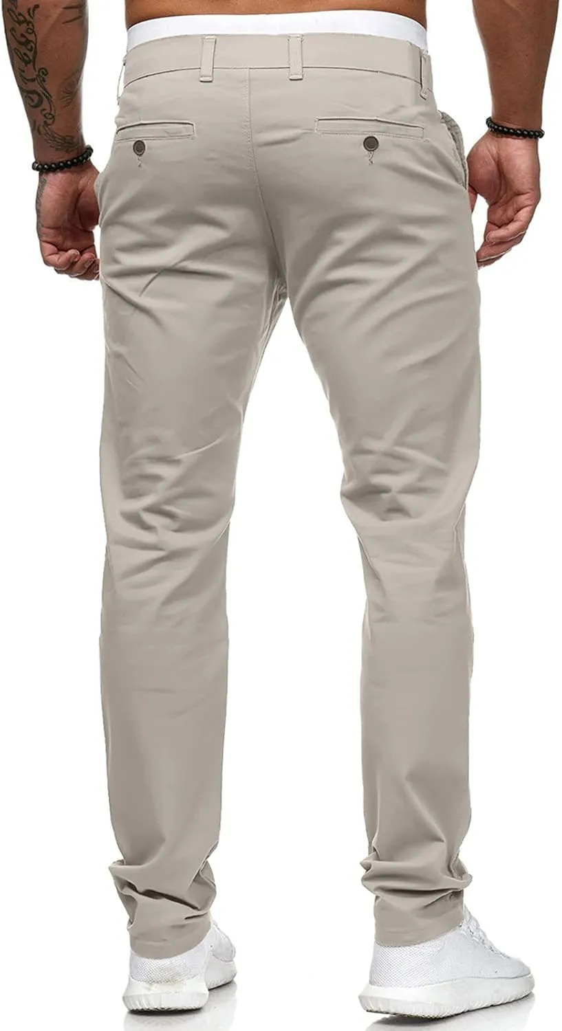 Cargo Trousers for Men Casual Sweatpants Outdoor Elastic Waist Drawstring Pant with Pockets Men's Pants Cargo Joggers