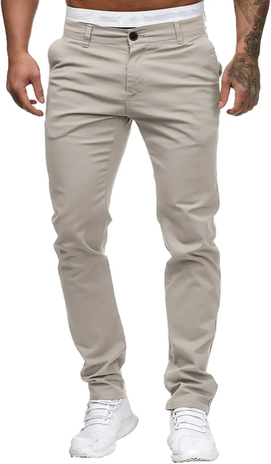 Cargo Trousers for Men Casual Sweatpants Outdoor Elastic Waist Drawstring Pant with Pockets Men's Pants Cargo Joggers