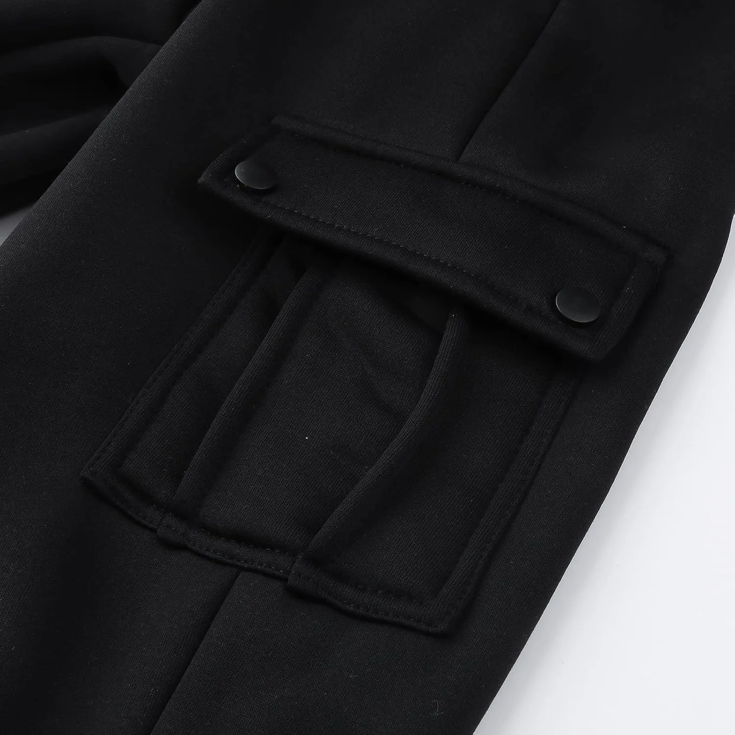 Cargo Trousers for Men Jogging Running Men's Fleece Jogger Pant Men's Lightweight Sweatpants Loose Fit Open Bottom