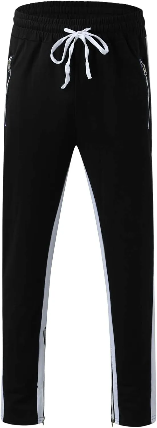 Cargo Trousers for Men Slim Jogger Pants Tapered Athletic Sweatpants for Jogging Running Exercise Gym Workout Mens