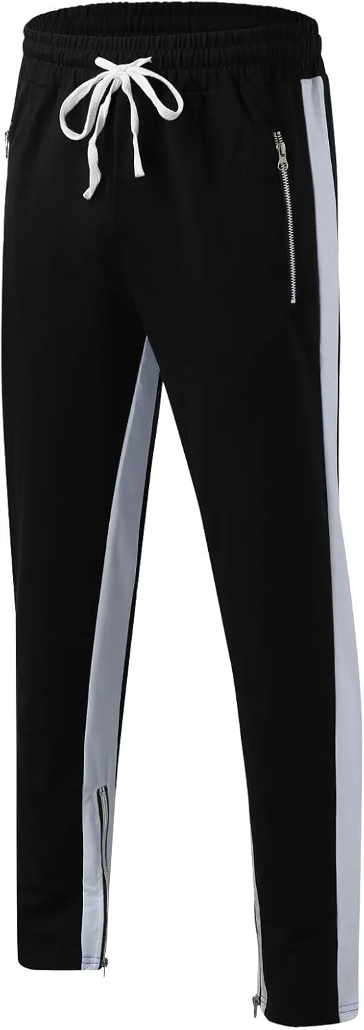 Cargo Trousers for Men Slim Jogger Pants Tapered Athletic Sweatpants for Jogging Running Exercise Gym Workout Mens