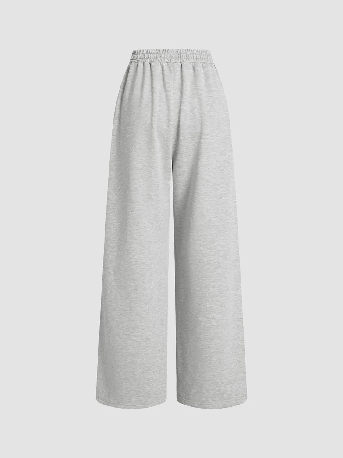 CIDER Womens Wide Leg Sweatpants - High Waisted Straight Leg Casual Lounge Sweat Pants with Pockets Spring