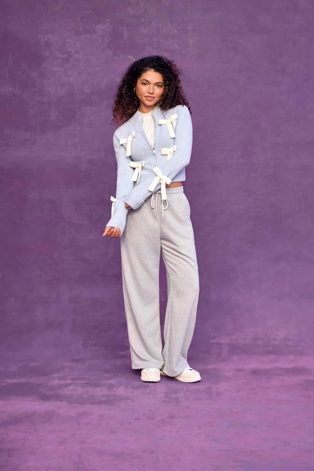 CIDER Womens Wide Leg Sweatpants - High Waisted Straight Leg Casual Lounge Sweat Pants with Pockets Spring