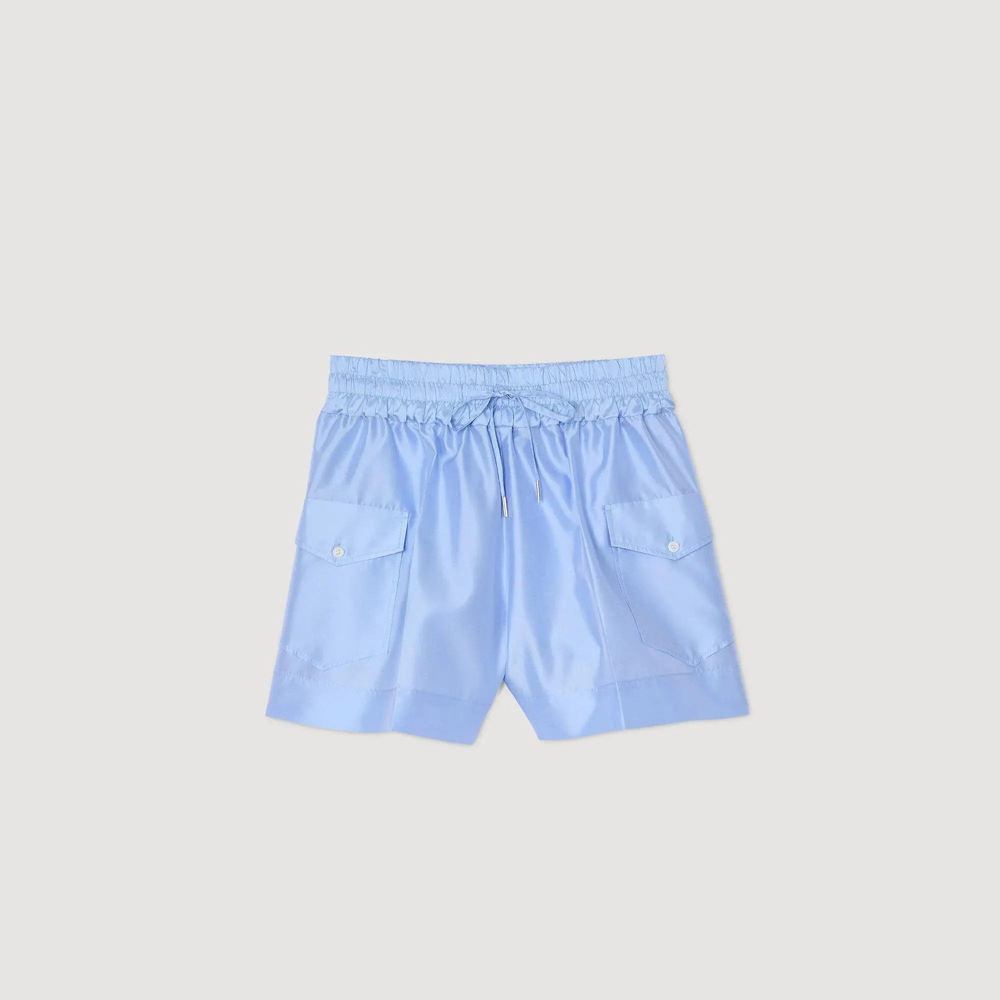 Club Shorts With Pockets Sky Blue