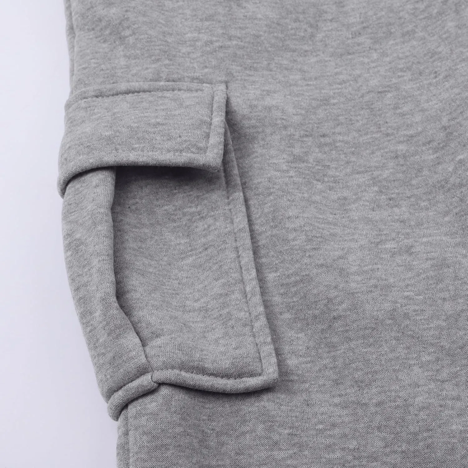 CRNTCEM Men's Cotton Tracksuit Bottoms Drawstring Straight Leg Athletic Jogging Pants Summer Workout Running Cargo Trousers
