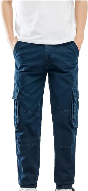 FZVYD Athletic Dress Pants for Men Mens Joggers Cargo Pants Fashion Casual Sweatpants Work Pants Drawstring Loose Trousers
