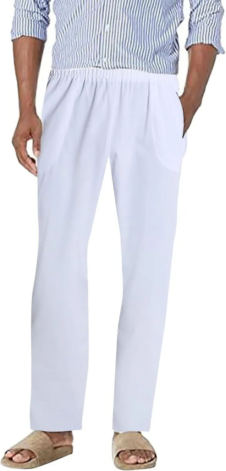 FZVYD Black Pants for Men Joggers Cargo Pants Fashion Casual Sweatpants Work Pants Drawstring Loose Trousers with Pockets