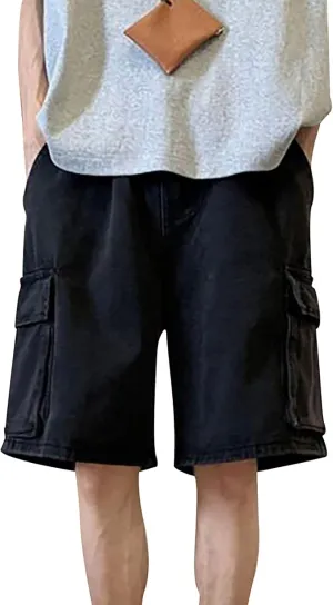 FZVYD Burgundy Dress Pants Mens Joggers Cargo Pants Fashion Casual Sweatpants Work Pants Drawstring Loose Trousers Pockets